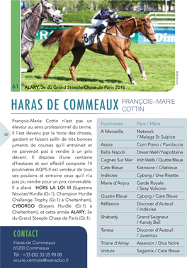 HARAS DE COMMEAUX François-Marie