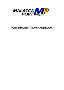 Port Information Handbook Disclaimer