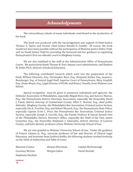 Acknowledgements