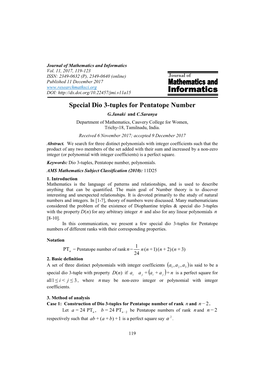 Special Dio 3-Tuples for Pentatope Number )3