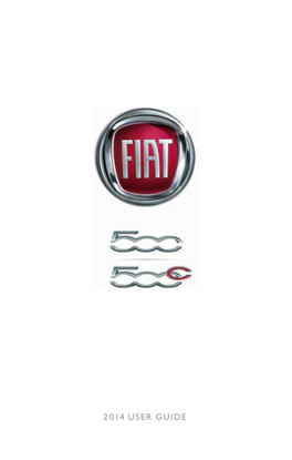 2014 FIAT 500/500C User's Guide