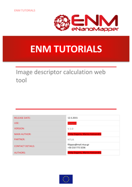 Image Descriptor Calculation Web Tool Tutorialv2 1