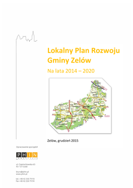 Lokalny Plan Rozwoju Gminy Zelów Na Lata 2014 - 2020