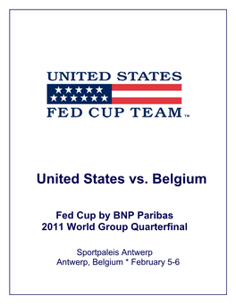 United States Vs. Belgium