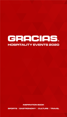 Hospitality Events 2020