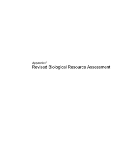 Revised Biological Resource Assessment