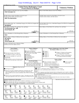 Bankruptcy Forms