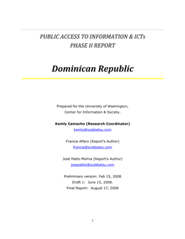 Dominican Republic