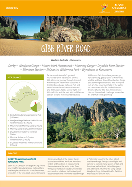 8 Days Gibb River Road