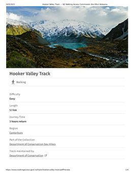 Hooker Valley Track — NZ Walking Access Commission Ara Hīkoi Aotearoa