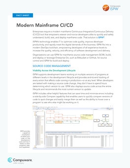 Modern Mainframe CI/CD