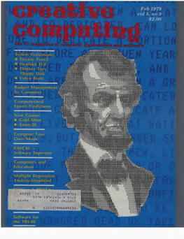 Creative Computing Magazine