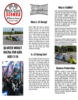 Quarter Midget Racing for Kids Ages 5-16