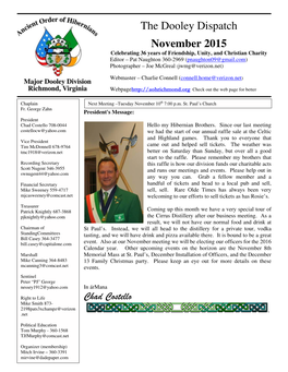 The Dooley Dispatch November 2015