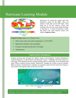 Hurricane Learning Module