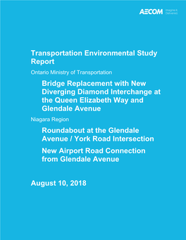 Environmental Assessment Study Report