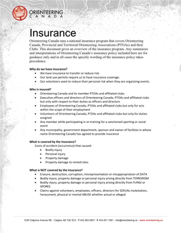 Insurance Information