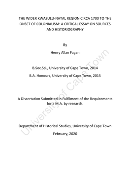 Thesis Hum 2020 Fagan Henry Allan.Pdf