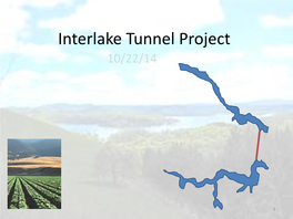 Interlake Tunnel Powerpoint Presentation