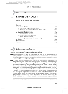 Enzymes and N Cycling C0032