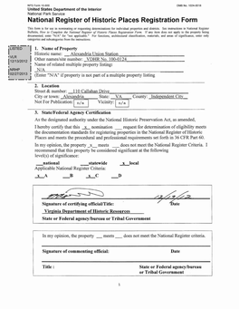 National Register of Historic Places Registration Form