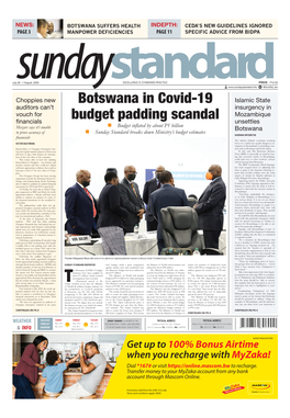 Botswana in Covid-19 Budget Padding Scandal