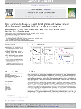 Long-Term Impacts of Nutrient Control, Climate Change, and Invasive Clams on Phytoplankton and Cyanobacteria Biomass in a Large Temperate River