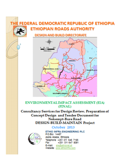 Environmental and Social Impact Assessment of Nekempt Bure Road