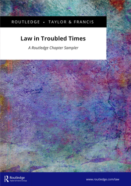 Law in Troubled Times
