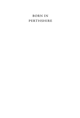 Download Born in Perthshire