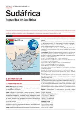 Sudáfrica República De Sudáfrica