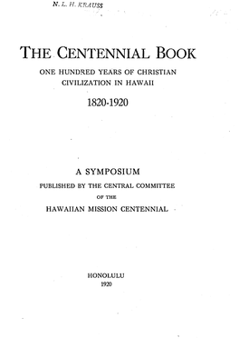 Centennial Book