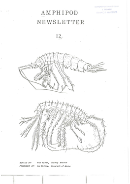 Amphipod Newsletter 12 (1980)