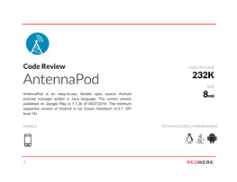 Antennapod SIZE