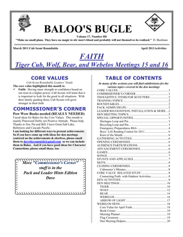 BALOO's BUGLE Volume 17, Number 8D 