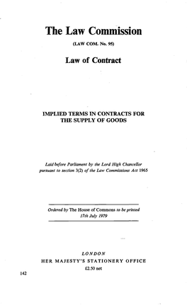 Law of Contract