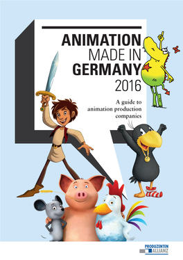 ANIMATION MADE in GERMANY 2016 a Guide to Animation Production Companies 001