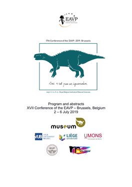 EAVP 2019 Program and Abstracts