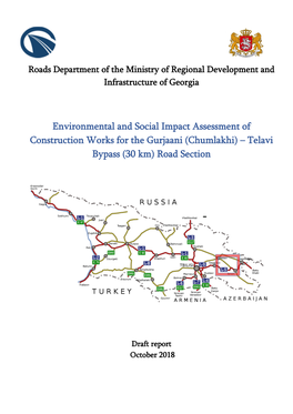 ESIA Report for Telavi-Gurjaani (Chumlaki) 13 November 2018.Pdf