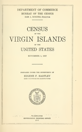 Census of the Virgin Islands of the United States, November 1, 1917