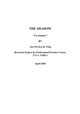 Researchpaper – Theshadow