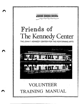 Friends of the Kennedy Center the JOHN F