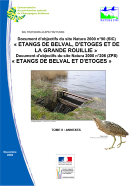 Etangs De Belval Et D'etoges »