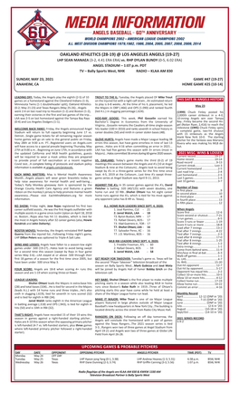 05-23-2021 Angels Game Notes
