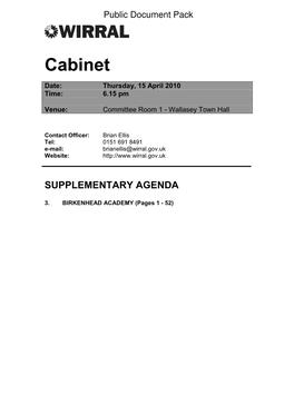 Cabinet Supplement PDF 867 KB