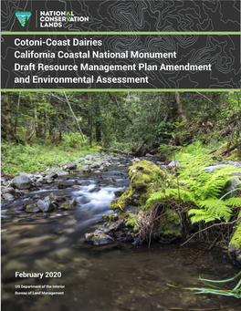 BLM Cotoni-Coast Dairies Draft RMPA and EA Chapters Combined PDF