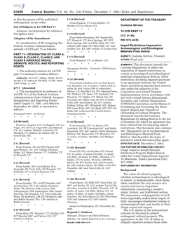 Federal Register/Vol. 66, No. 236/Friday, December 7, 2001/Rules and Regulations