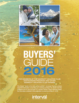 This Buyers' Guide to the Interval International® Exchange Program