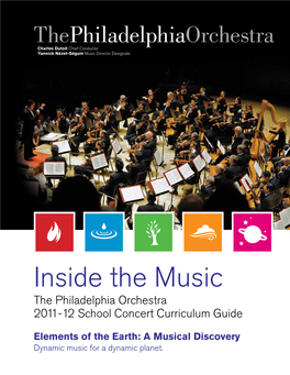 Inside the Music the Philadelphia Orchestra 2011-12 School Concert Curriculum Guide