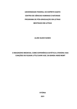 Aline Suave Nunes (Dissertação De Mestrado